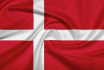 Obraz premium Flag of Denmark