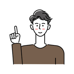 男性　人差し指　アドバイス
