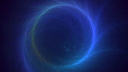 3D rendering abstract round hole light background