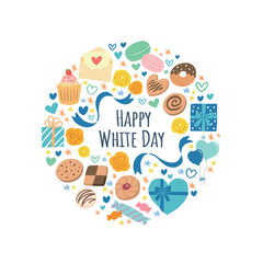 ホワイトデーのイメージイラスト