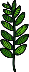 VIntage Botanical Floral Element