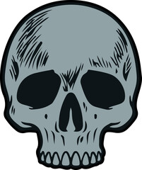 Vintage Skull Element 