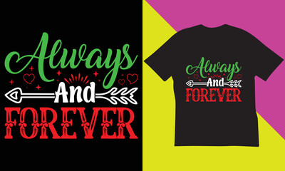 Happy Valentine's Day SVG And Typography T-Shirt Design.