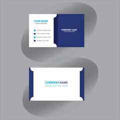Modern creative business card or template design.
corporate design for company.color  blue ancd white.