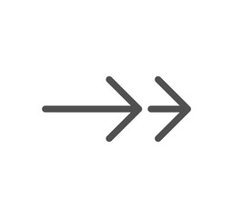 Obraz premium Arrow and navigation icon outline and linear vector.