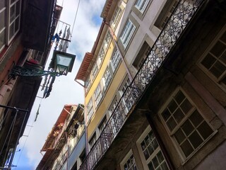Fototapeta na wymiar narrow street Porto Portugal Europe building landscape 