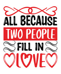 Happy Valentine's Day SVG Design