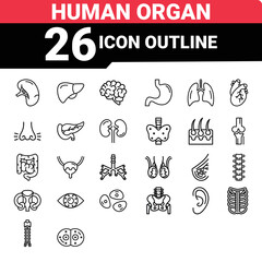 Organ Icon Vector Art, Icons, and Graphics