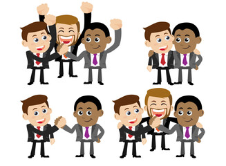 Friends and friendly relation concept 