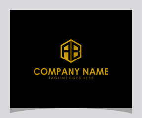 ABC initial logo design