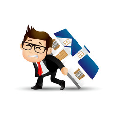 People Set - Business - Business - Debt concept