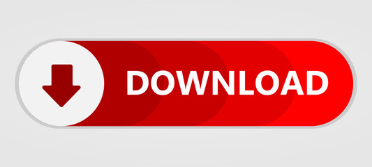 Download button icon. Vector illustration.