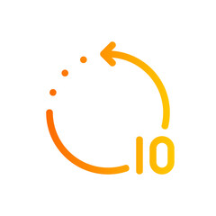 timer gradient icon