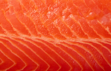 Salmon red fish fillet as a background.