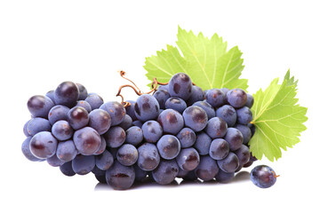 Bunch of grapes isolated 