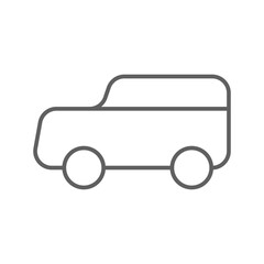 CAR Transportation icon people icons with black outline style. Vehicle, symbol, business, transport, line, outline, travel, automobile, editable, pictogram, isolated, flat. Vector illustration