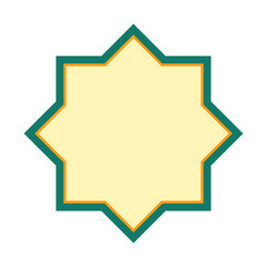 Islamic Flat Frame Decoration