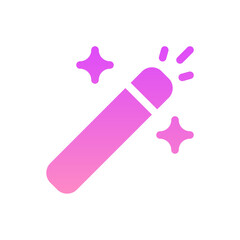 magic flat gradient icon