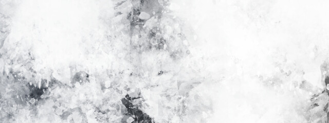 Silver, grey watercolor textured on white paper background. concrete wall white color for the background. Cement wall modern style background. White painted cement wall texture. White marble texture