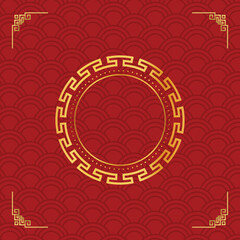 chinese new year flyer design template
