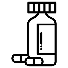 medicine bottle icon