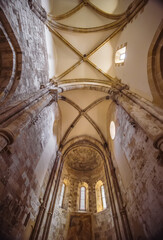Interior of famous roman style Jáki church Hungary © Zsolt Biczó