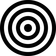 focus icon symbol in a white background, goal target icon symbol on the white background	