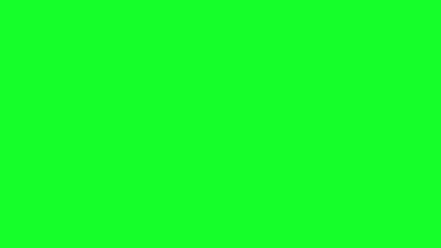 White Smoke Flying on green screen motion graphics