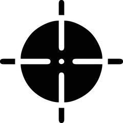 focus icon symbol in a white background, goal target icon symbol on the white background	