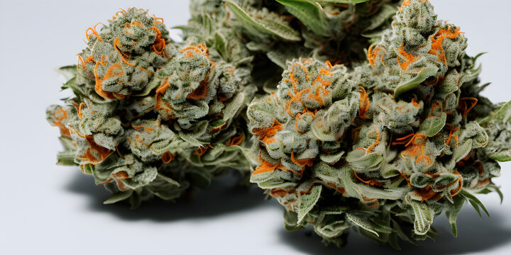 Cannabis Macro shot wedding cake strain