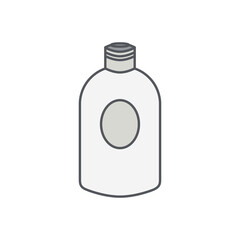 Bath Shampoo Bathroom Icon Collection Set Classic