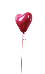 Fototapeta na wymiar balloons for valentine's day isolated