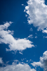 blue sky with clouds