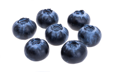 blueberries isolated