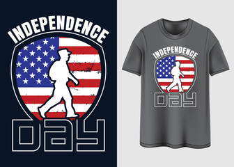 Happy Independence Day T-shirt design