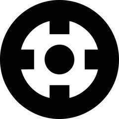 focus icon symbol in a white background, goal target icon symbol on the white background