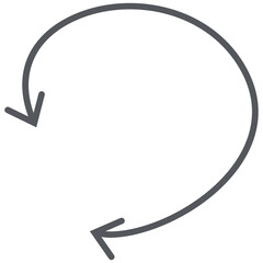 Arrow Line Hand Drawn Aesthetics Doodle