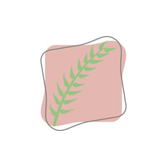 Aesthetic Leaf Organic Blobs Shape