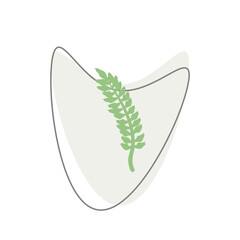 Aesthetic Leaf Organic Blobs Shape