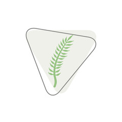 Aesthetic Leaf Organic Blobs Shape