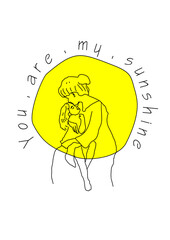 Gift for mom, you are my sunshine