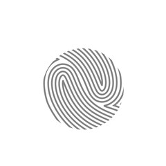 Aesthetic Fingerprint Rustic Organic Blobs Shape Collection