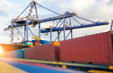 Container transport and cargo system in the global