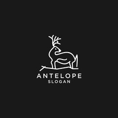 Antelope logo design inspiration Vector Design Templat