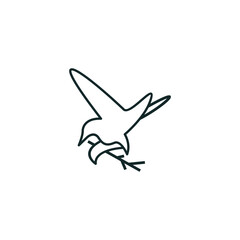 Bird logo design inspiration Vector Design Template