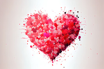 Pretty Pink and Red heart