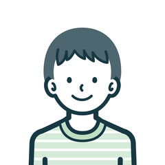 Obraz premium 笑顔の男の子のバストショット2