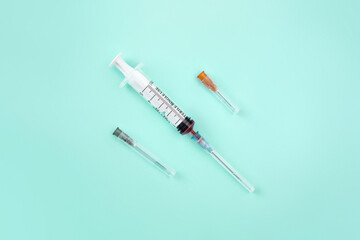 syringe needel transparent liquid injecting injection vaccine vaccination medicine mensure