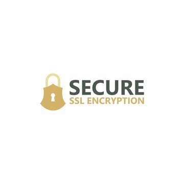 SSL secure https connection icon isolated on white background