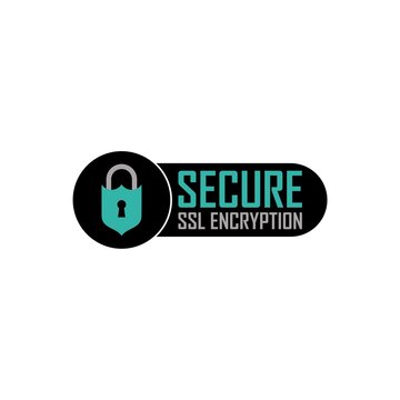 SSL secure https connection icon isolated on white background
